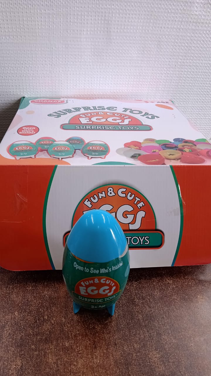 Aditi Fun & Cute Surprise Eggs Toy for Kids (1 Pc) Your Brand