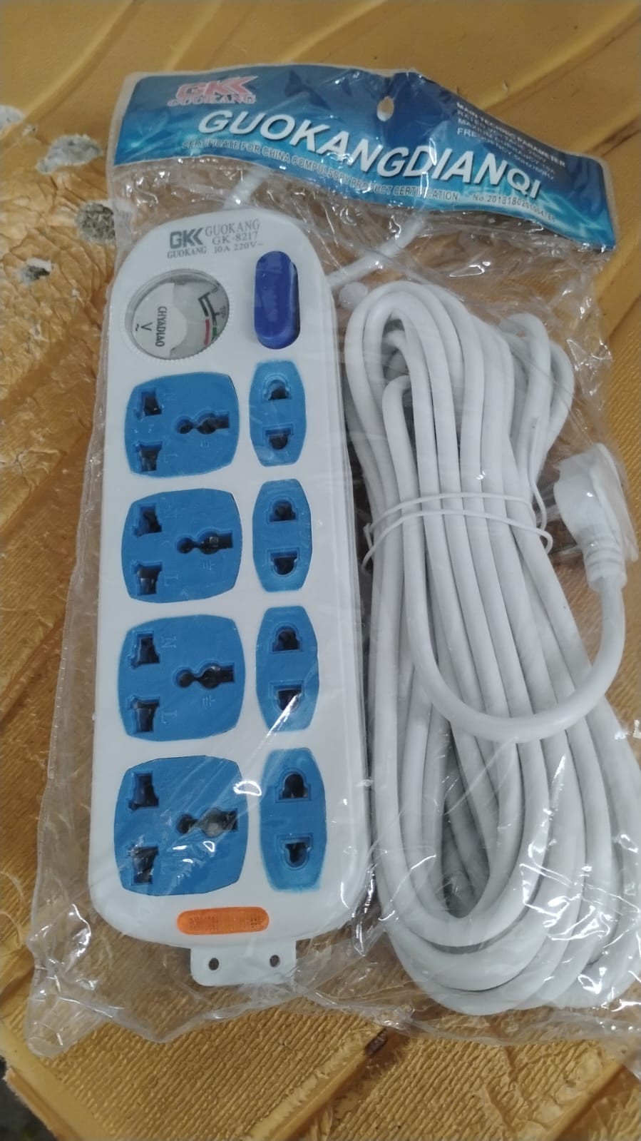 8 socket Heavy Duty Power Extension Board (10 mtr. / 1 Pc) Your Brand