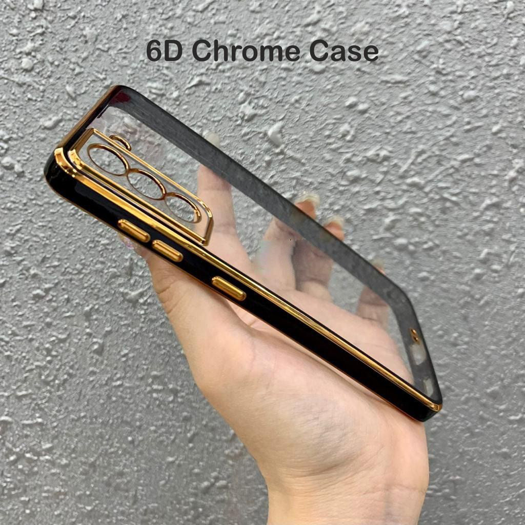 6D Golden Chrome Case For Oppo Your Brand