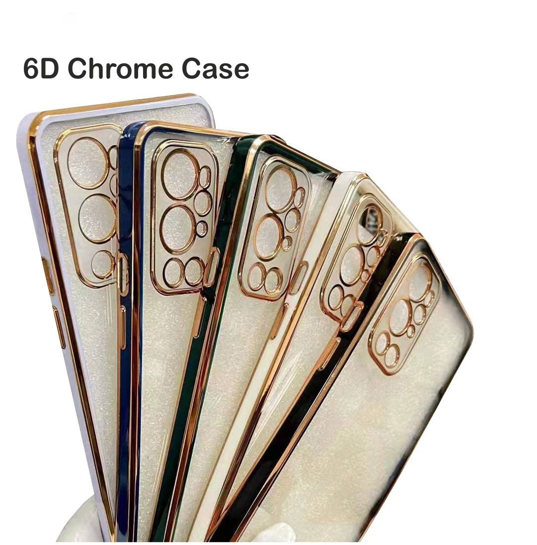 6D Golden Chrome Case For Samsung Your Brand