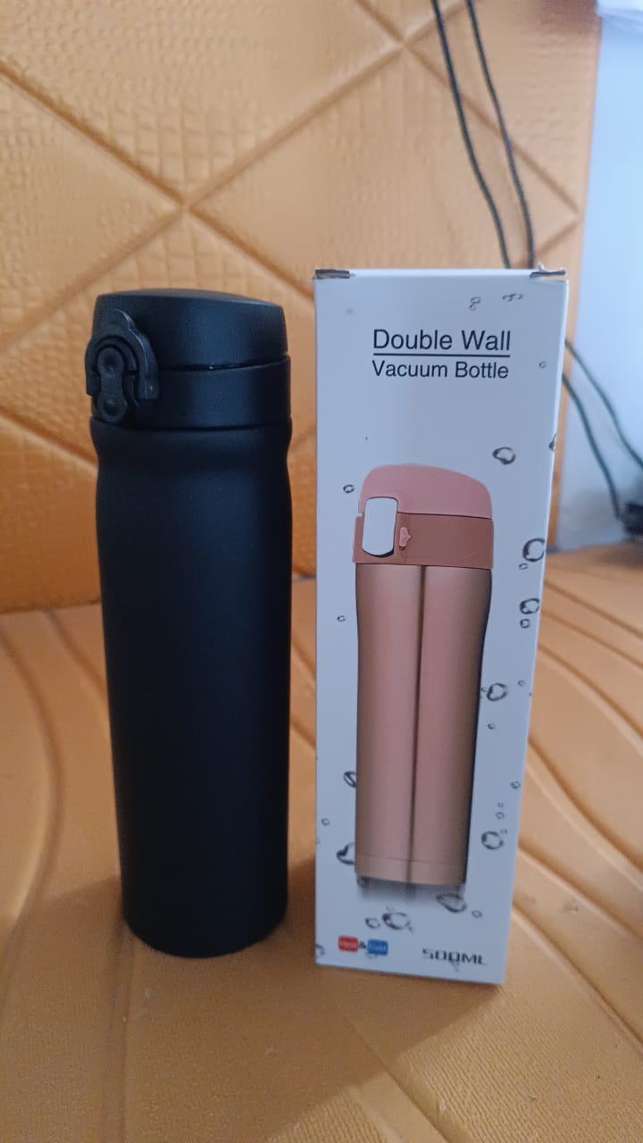 Stainless Steel Vacuum Thermal Insulation Water Bottle (500ml) Your Brand