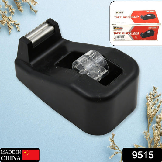 Plastic Tape Dispenser Cutter for Home Office use, Tape Dispenser for Stationary, Tape Cutter Packaging Tape (1 pc / 237 Gm) Your Brand