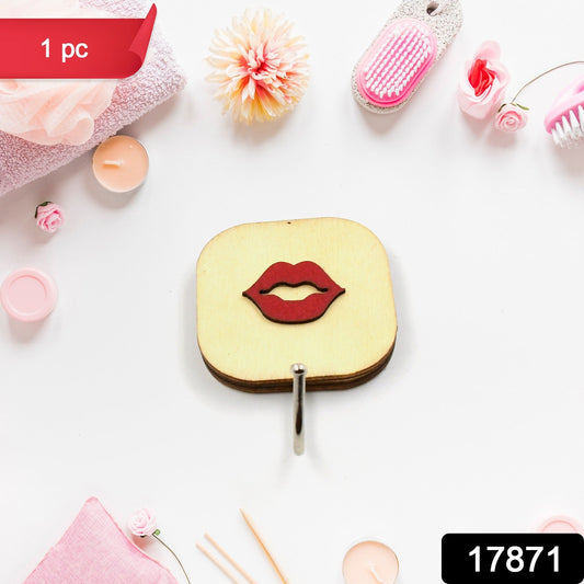 Wooden Cartoon Hook Wall Hanging Hooks Wall Storage Hook Wall Mounted Hat Hooks Wall Coat Hooks Hanger Backpack Hook Clothes Hook Office Towel Hook Clothing Iron (1 pc) Your Brand