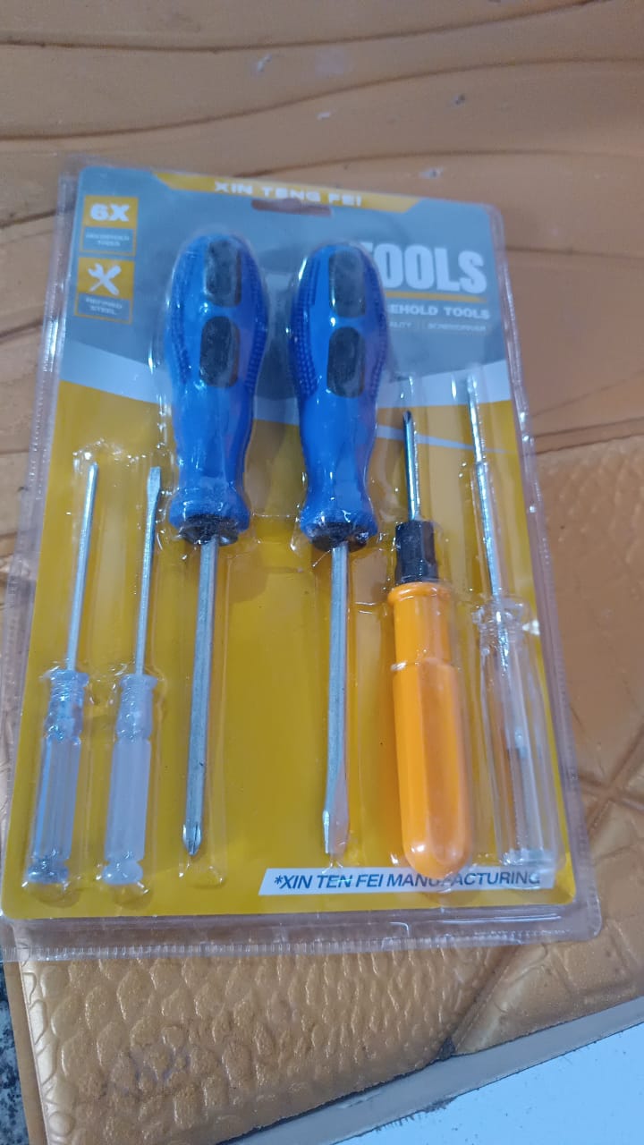 6-in-1 Multi Screwdriver Hand Tool Kit Set Your Brand