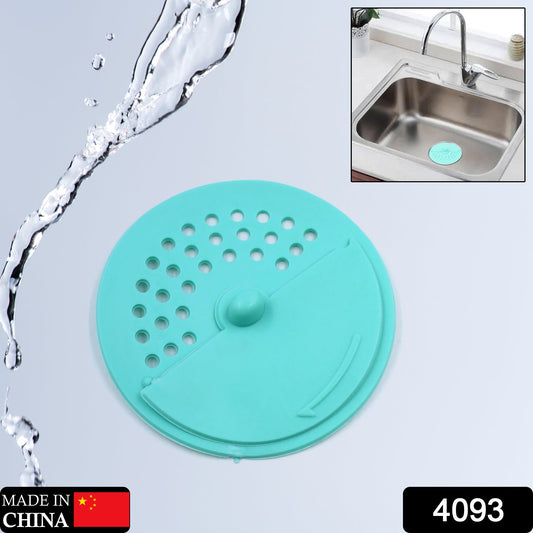 Your Brand anti-odor round drain cover designed for easy sink drainage and odor prevention