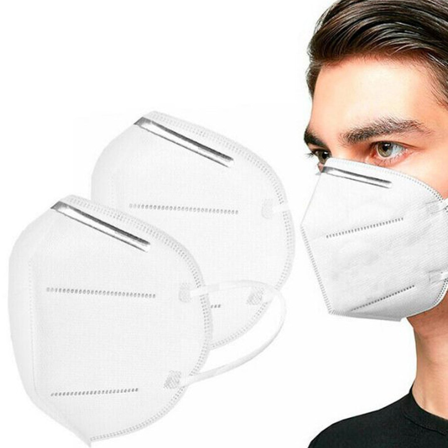 Your Brand pack of two anti pollution face masks designed for everyday protection and comfort