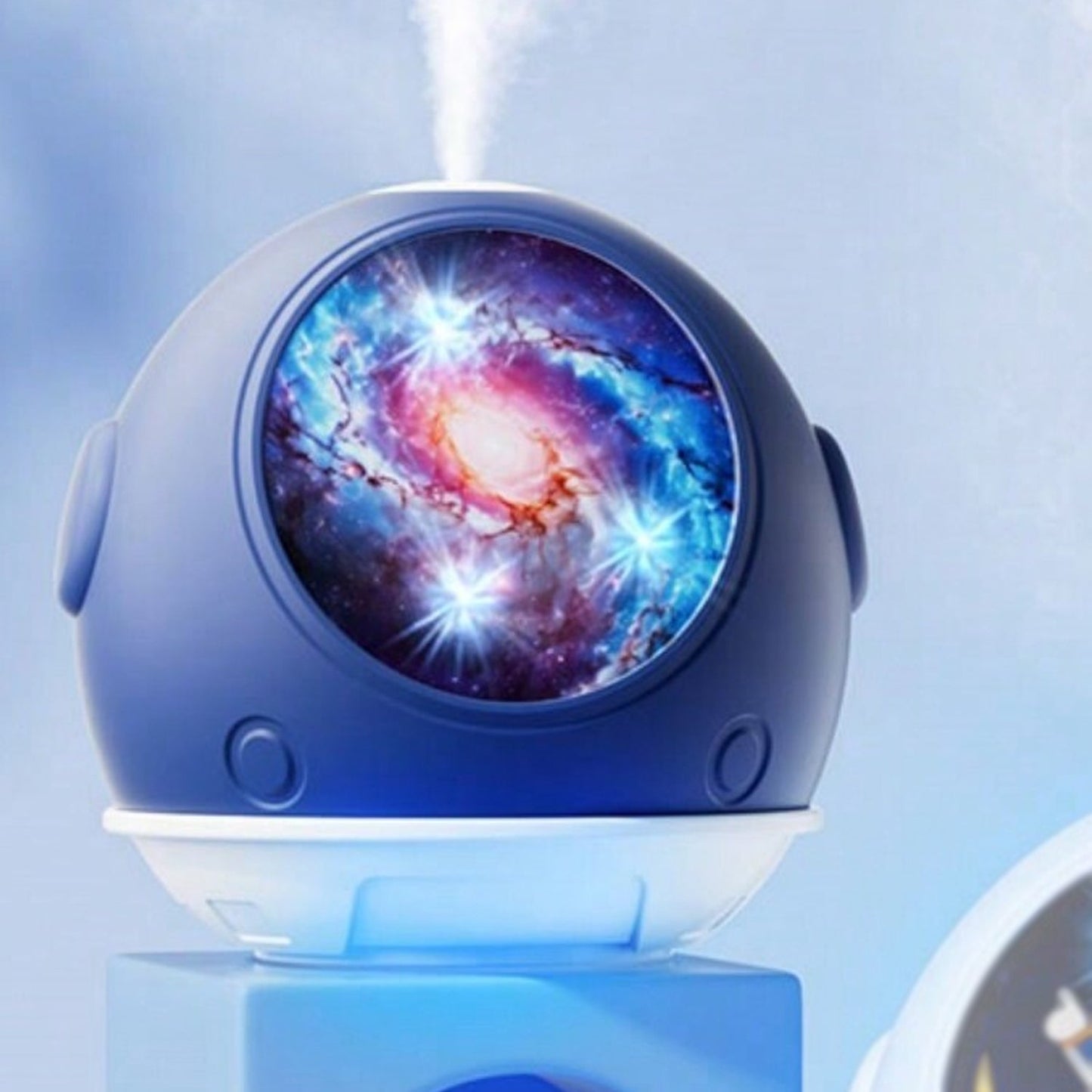 Astronaut humidifier for home with galaxy design and misting feature for added ambiance