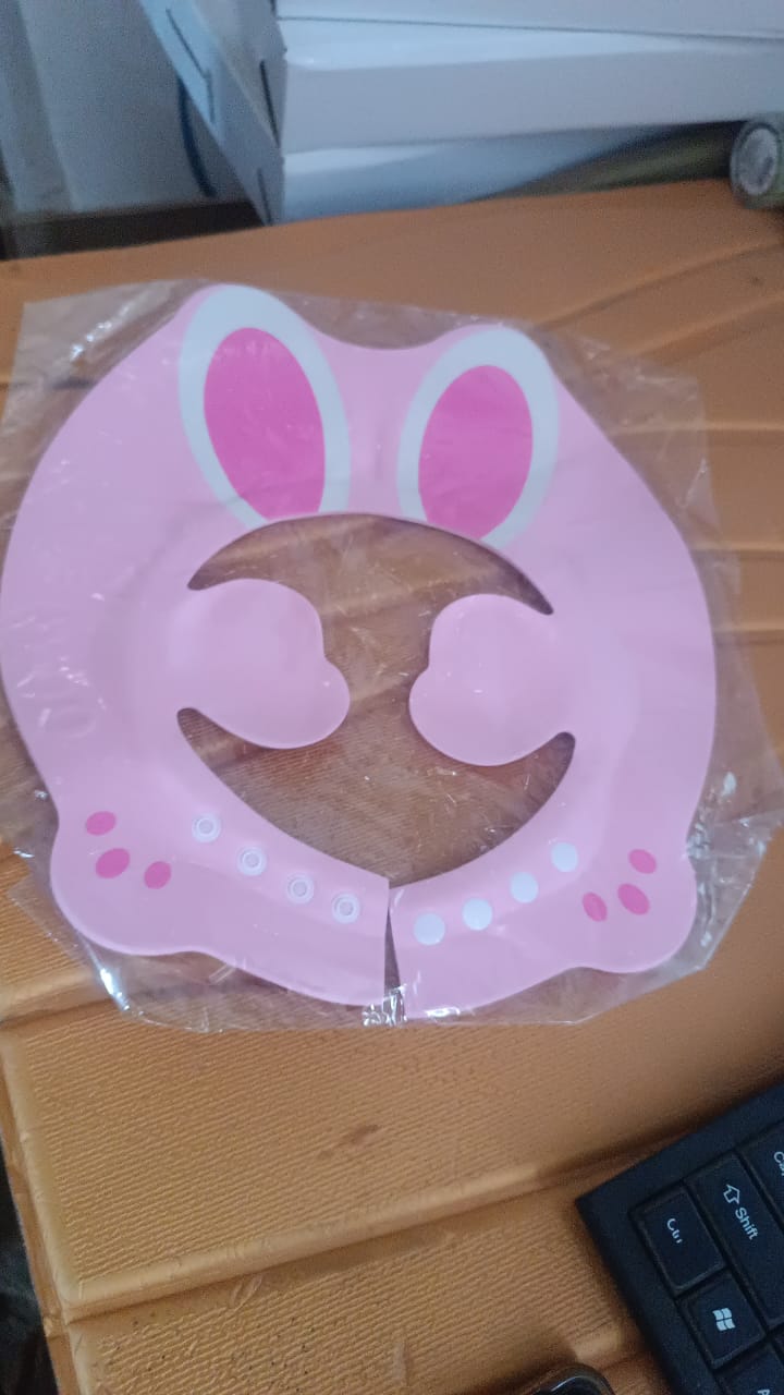 Adjustable Bunny Ear Baby Shower Cap (1 Pc) Your Brand