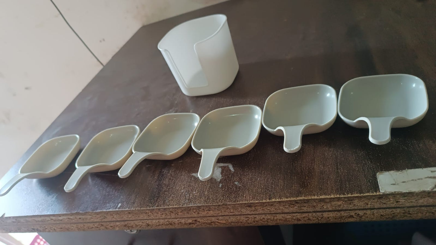 7 in 1 Side Dish Dip Bowl Set with Handle Mini Dipping Bowls (7 Pcs Set) Your Brand