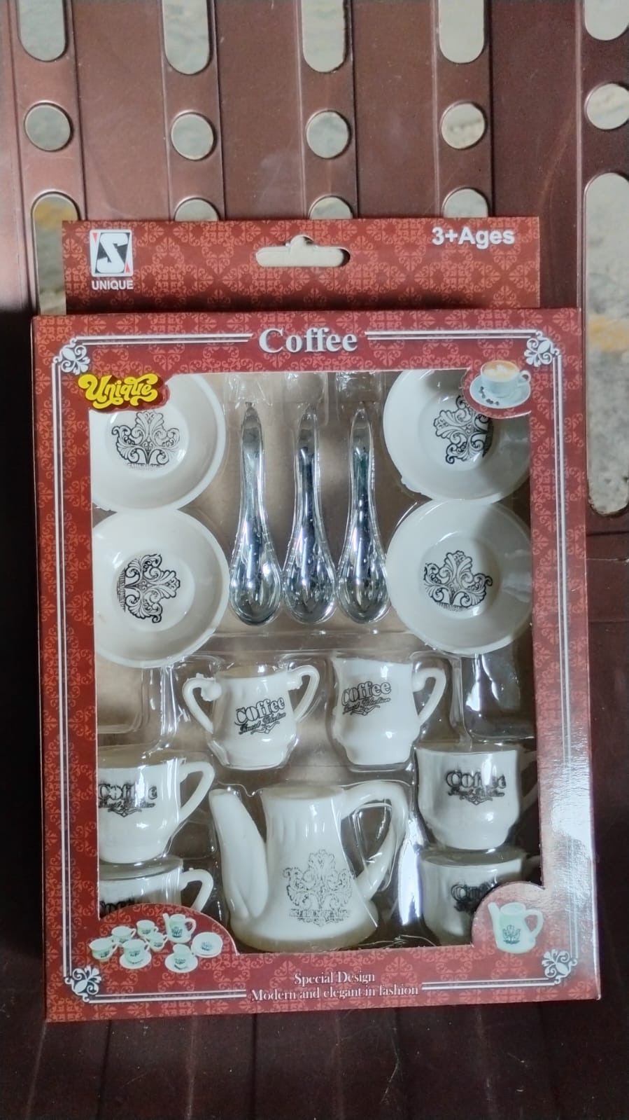 Tickles Tea toy Set | Coffee Kitchen Plastic Set Toy for Kids, Boys & Girls (14 Pcs / Mix Size & Design) Your Brand