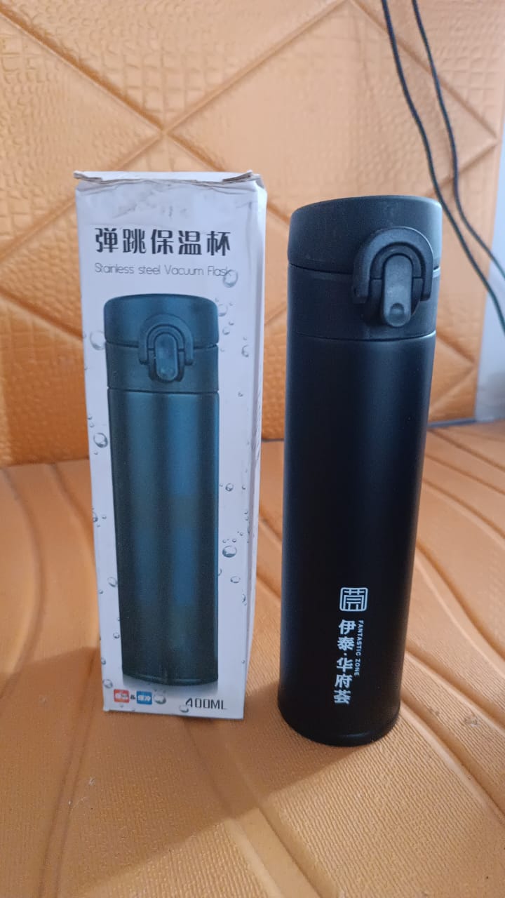 Stainless Steel Vacuum Water Bottle 400ML Your Brand