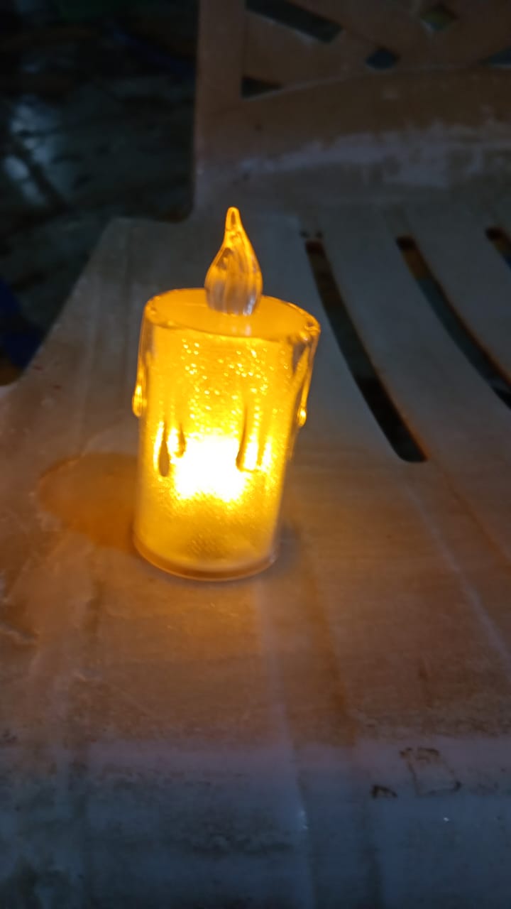 Simple Candles for Home Decoration, Crystal Candle Lights, Diwali Your Brand