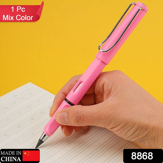 2-in-1 Everlasting Magic Pencil with Replaceable Eraser – Inkless, Reusable, Portable (1 Pc / Mix Color) Your Brand