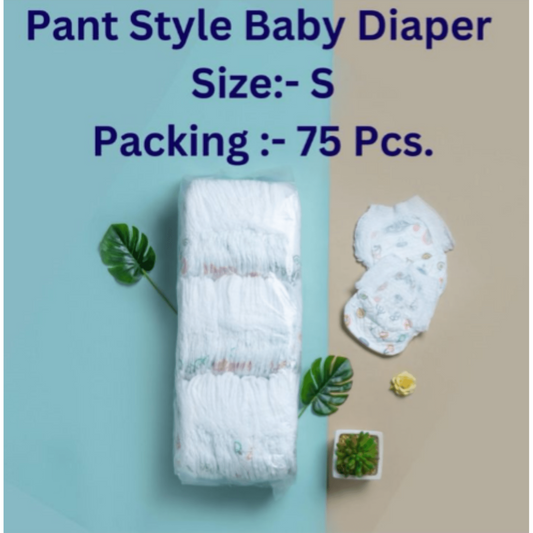 The Gir Farmer Baby Diapers Size S - 75 Pcs Premium