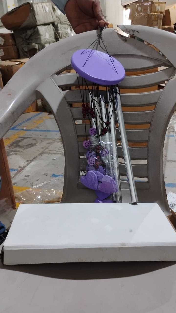 Smiley and Hearts Love Wind Chime (1 Pc) Your Brand