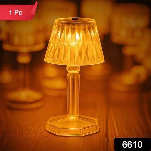 2in1 Transparent Mini Crystal Table Lamp with Reflection Light Your Brand