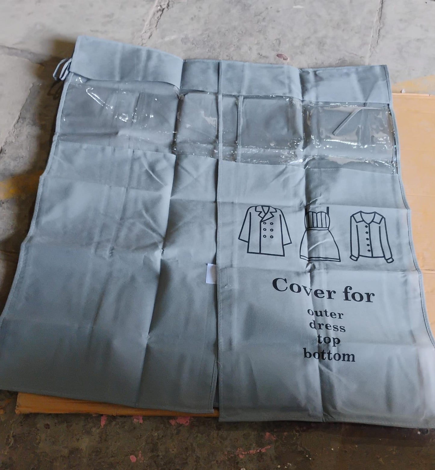 Hanging Garment Dust Cover for Clothes Rack (1 Pc) Your Brand