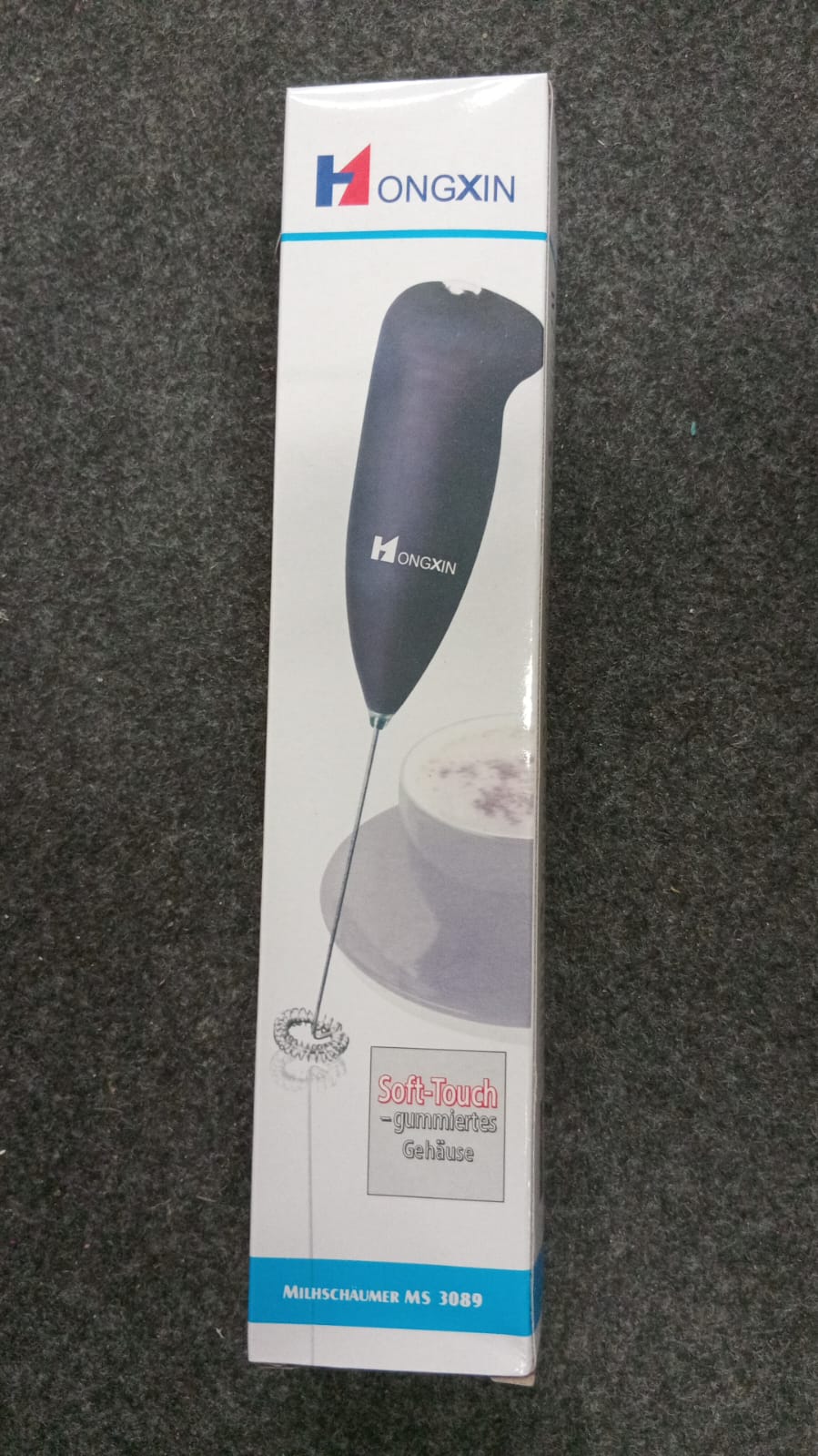 THE GIR FARMER best hand blender for frothy coffee in black with ergonomic design and whisk attachment