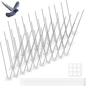 The Gir Farmer bird spikes for balcony with long metal spikes to prevent birds landing