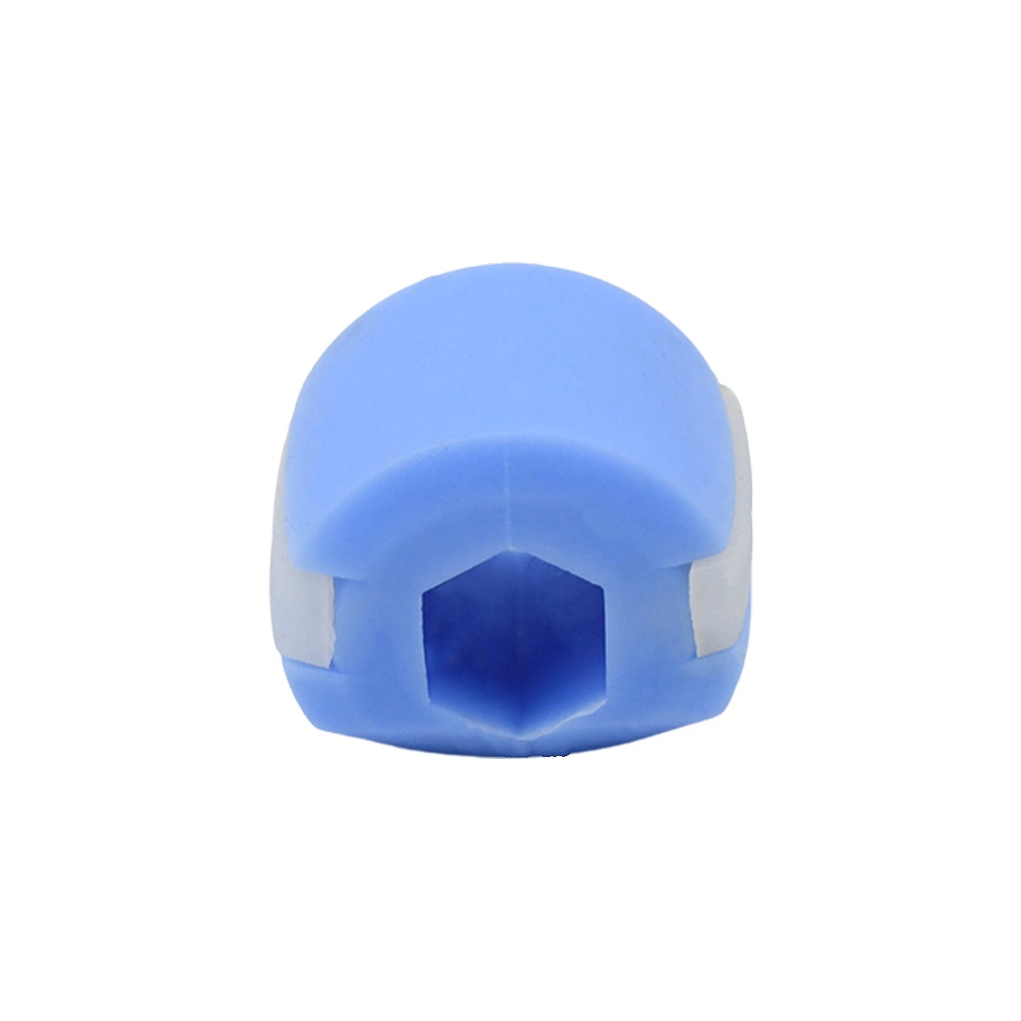 Blue mouth exerciser for jawline to strengthen and define jaw muscles and enhance facial appearance