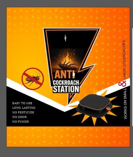 The Gir Farmer anti cockroach bait station in black with easy to use design and no pesticide features