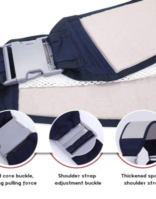 Dropdash breathable baby sling carrier with adjustable straps and thickened shoulder support