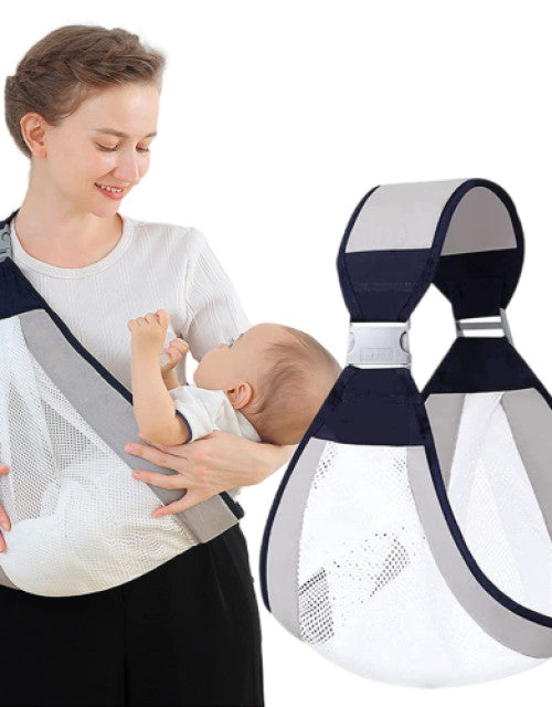Dropdash breathable baby sling carrier for comfortable and easy baby wearing