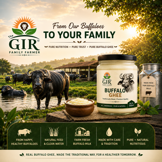 Organic Buffalo Ghee Pure & Natural | The Gir Farmer