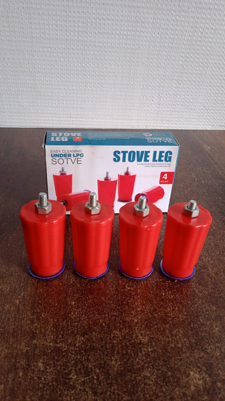 Heavy-Duty Universal Stove Legs for Gas Stove (4 Pc Set) Your Brand