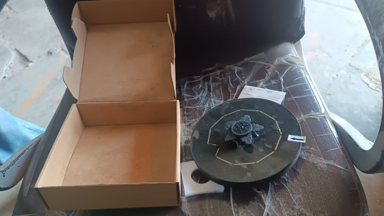 Solar-Powered Floating Water Fountain Pump Kit Your Brand