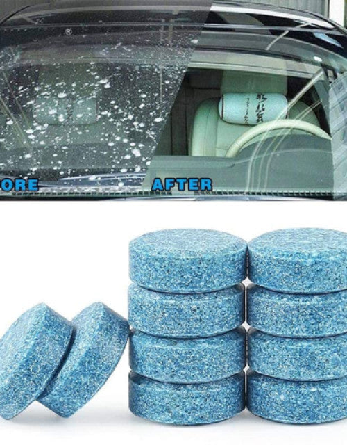 Dropdash car windshield cleaner tablets effectively remove dirt and grime for a clear view