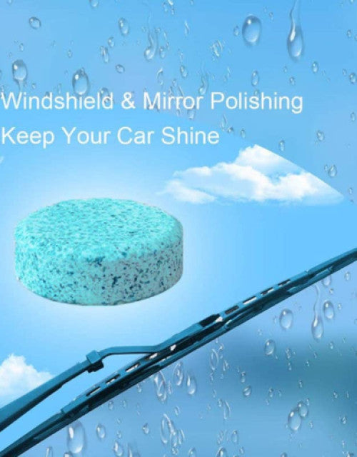 Dropdash car windshield cleaner tablets for effective cleaning and shine of car windshields and mirrors