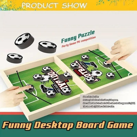 Funny Desktop Board Game with Soccer Theme for Kids featuring Catapult Board Game for Kids