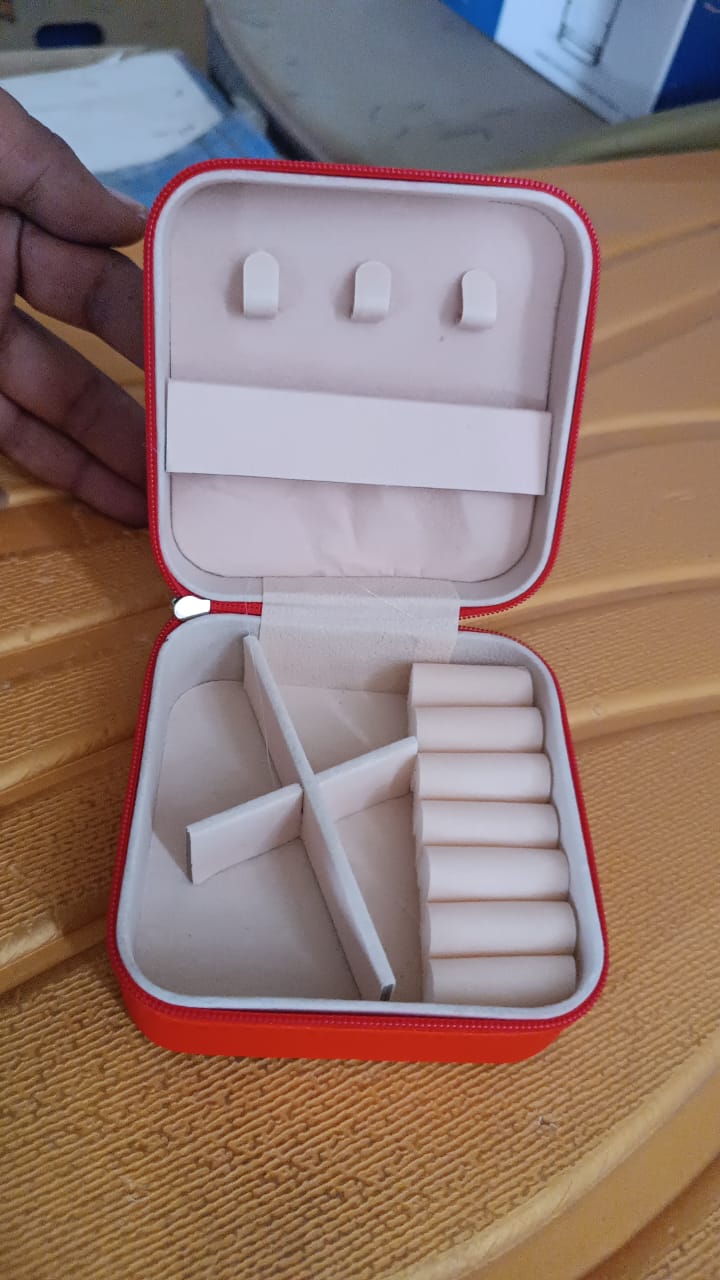Portable Jewelry Storage Organizer Box (1 Pc) Your Brand