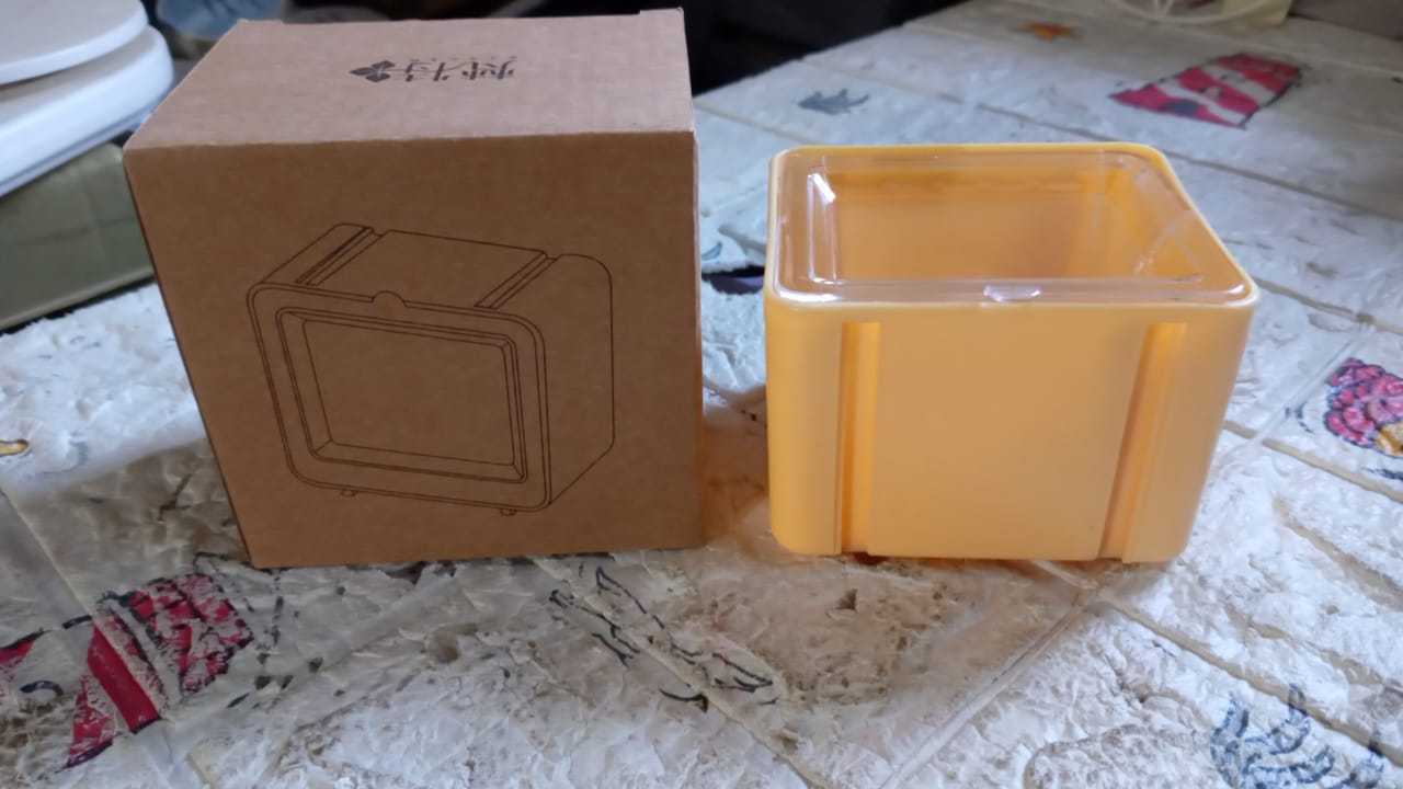 Durable Transparent Tape Storage Box – Plastic Office Organizer Your Brand