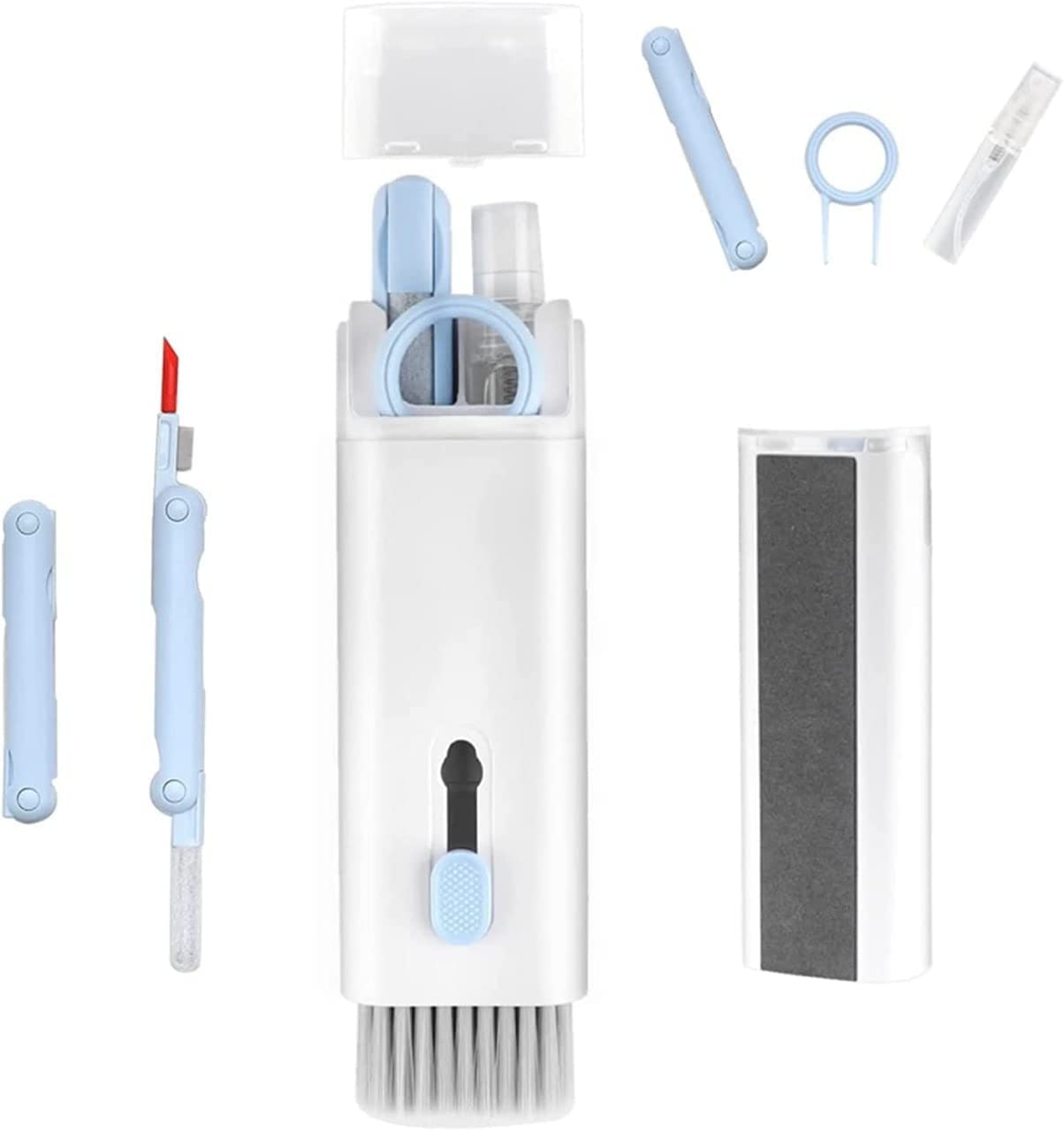 7 in 1 electronic cleaner kit with various tools for effective device cleaning and maintenance