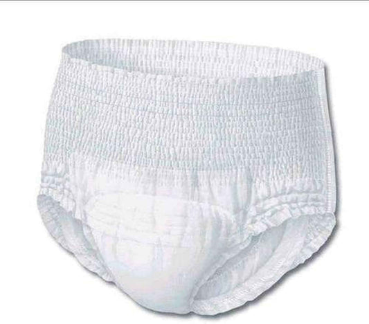 White adult diapers for seniors from THE GIR FARMER, designed for comfort and easy wear.