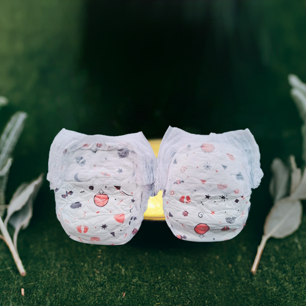 THE GIR FARMER comfortable baby diapers with fun patterns for all-day comfort and dryness
