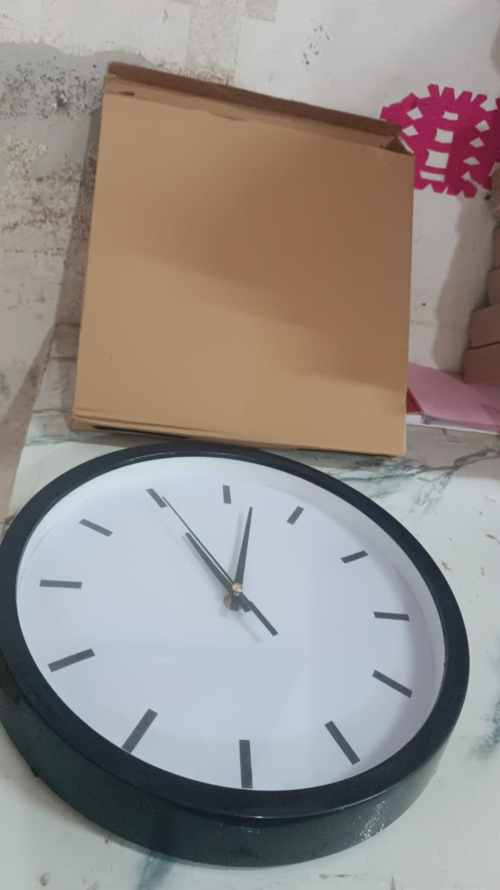 Classic Wall Clock for Home and Office – Mix Design Round 1 Pc Assorted Pattern Your Brand