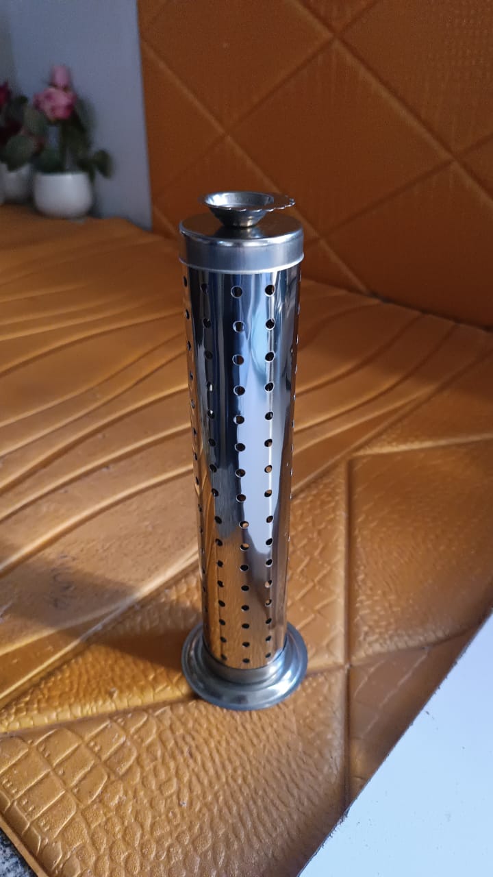 Stainless Steel Agarbatti Stand for Puja (1 Pc) Your Brand