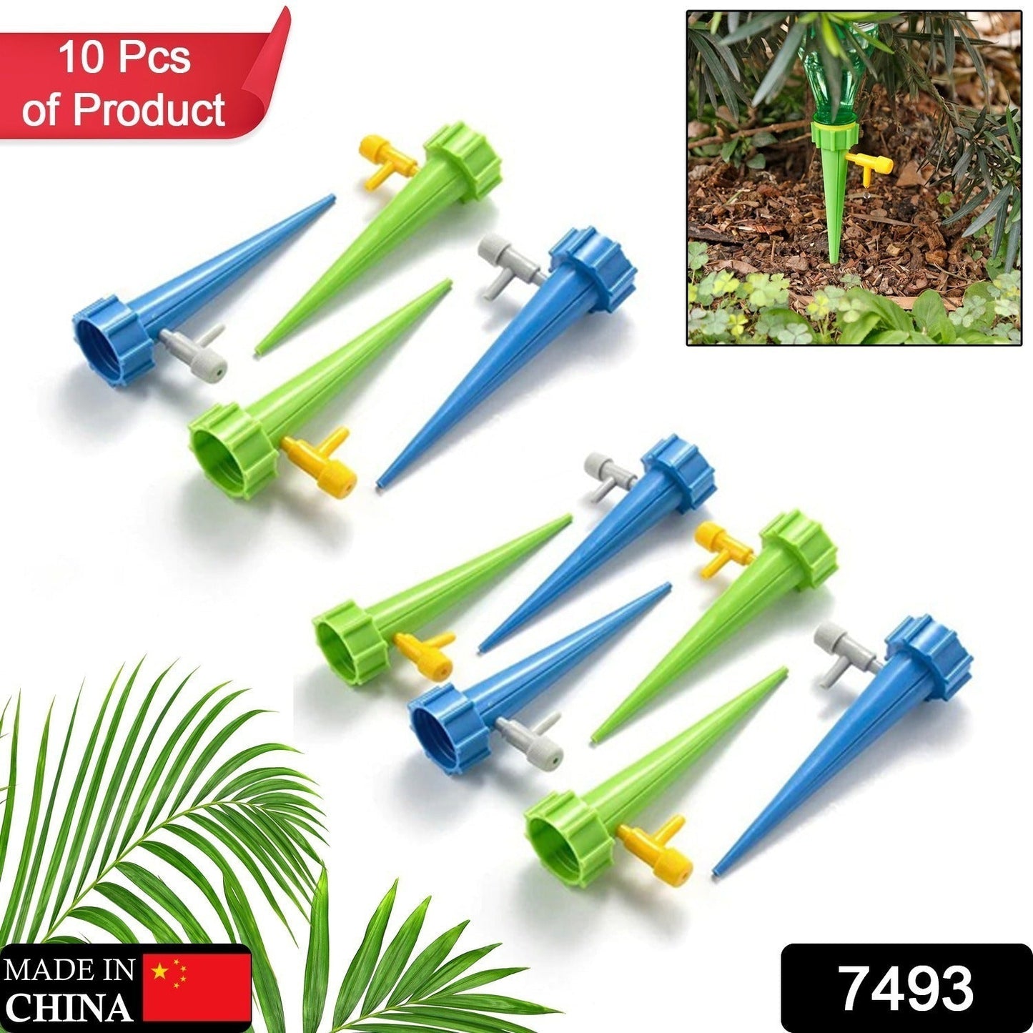 Adjustable Plant Watering Spikes with Slow Release Valve Your Brand