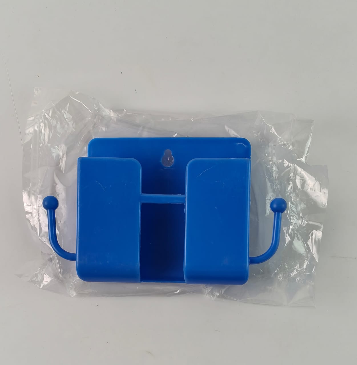 1 Pc Blue Wall mount Mobile Stand With Hook Your Brand