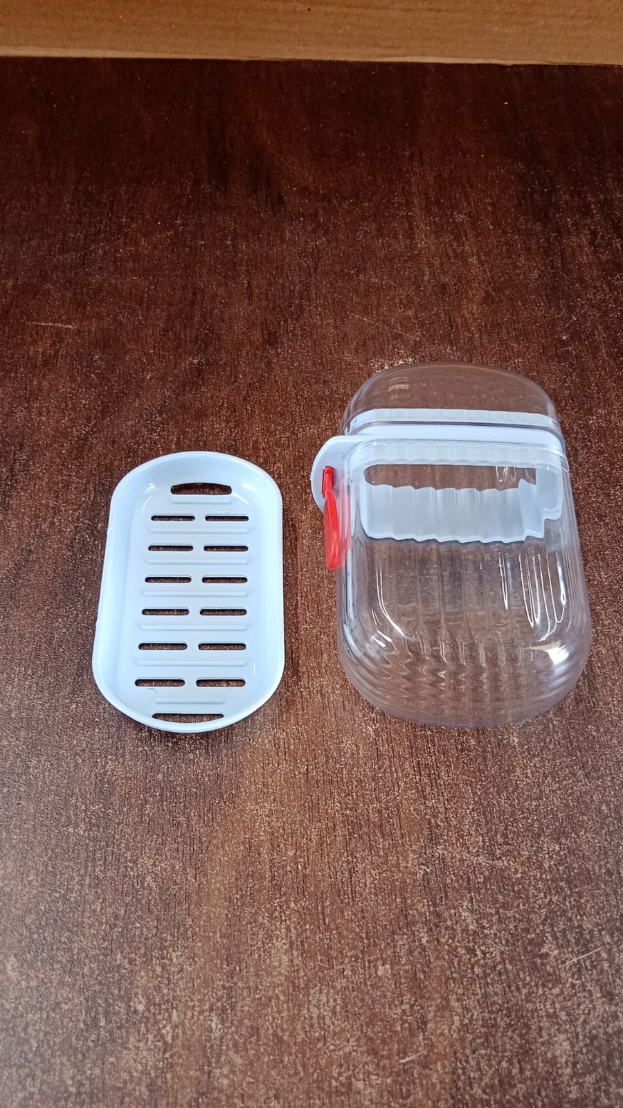 Multifunctional Soap Box with Drain Tray and Lock Clip, Sabudani (1 Pc) Your Brand