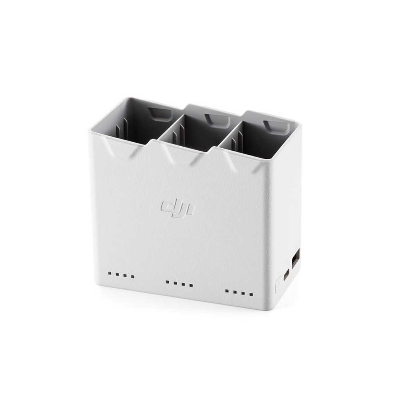DJI Mini 3 Pro accessories, including a multi-battery charger for convenient drone power management