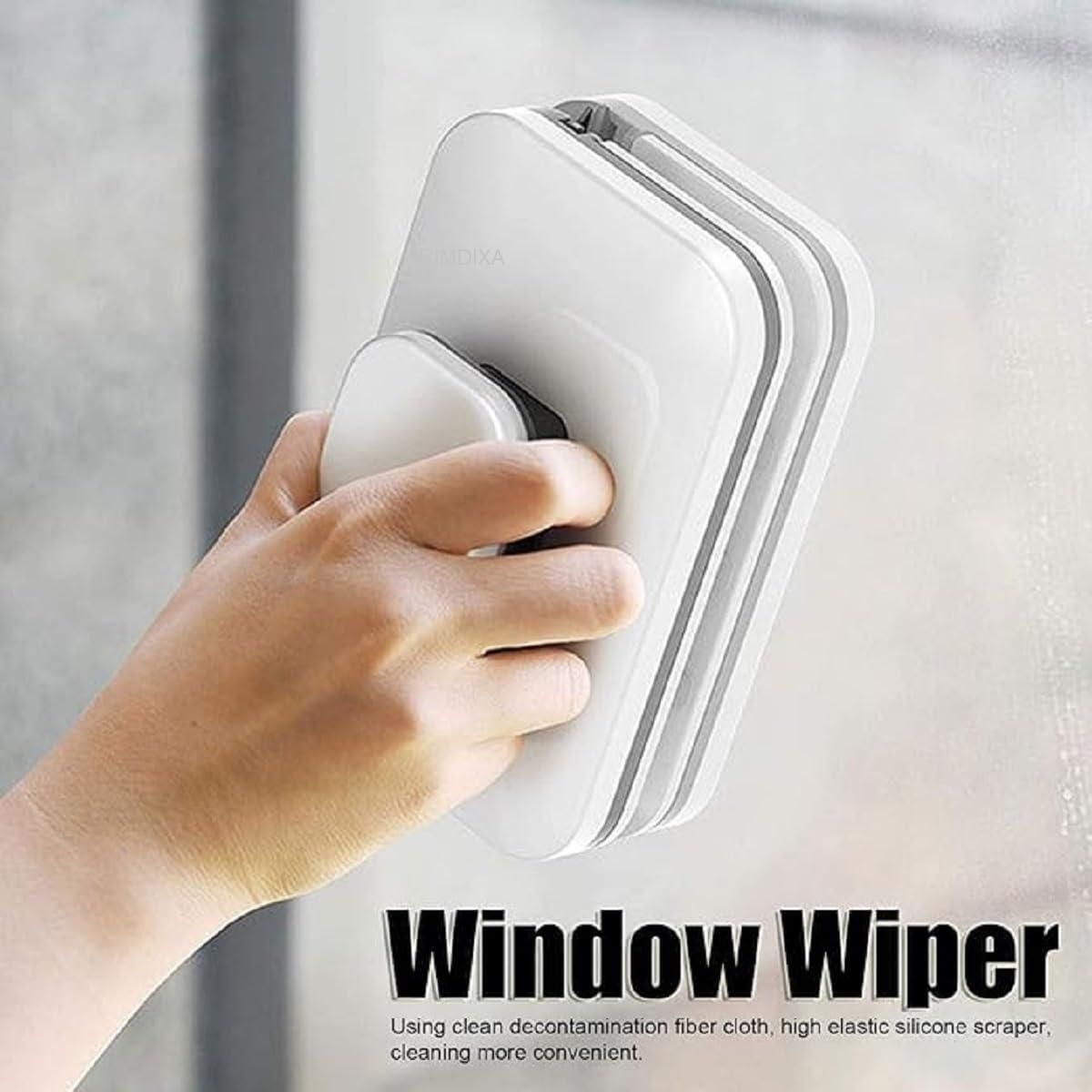Handheld double sided glass cleaner with ergonomic grip for easy window cleaning