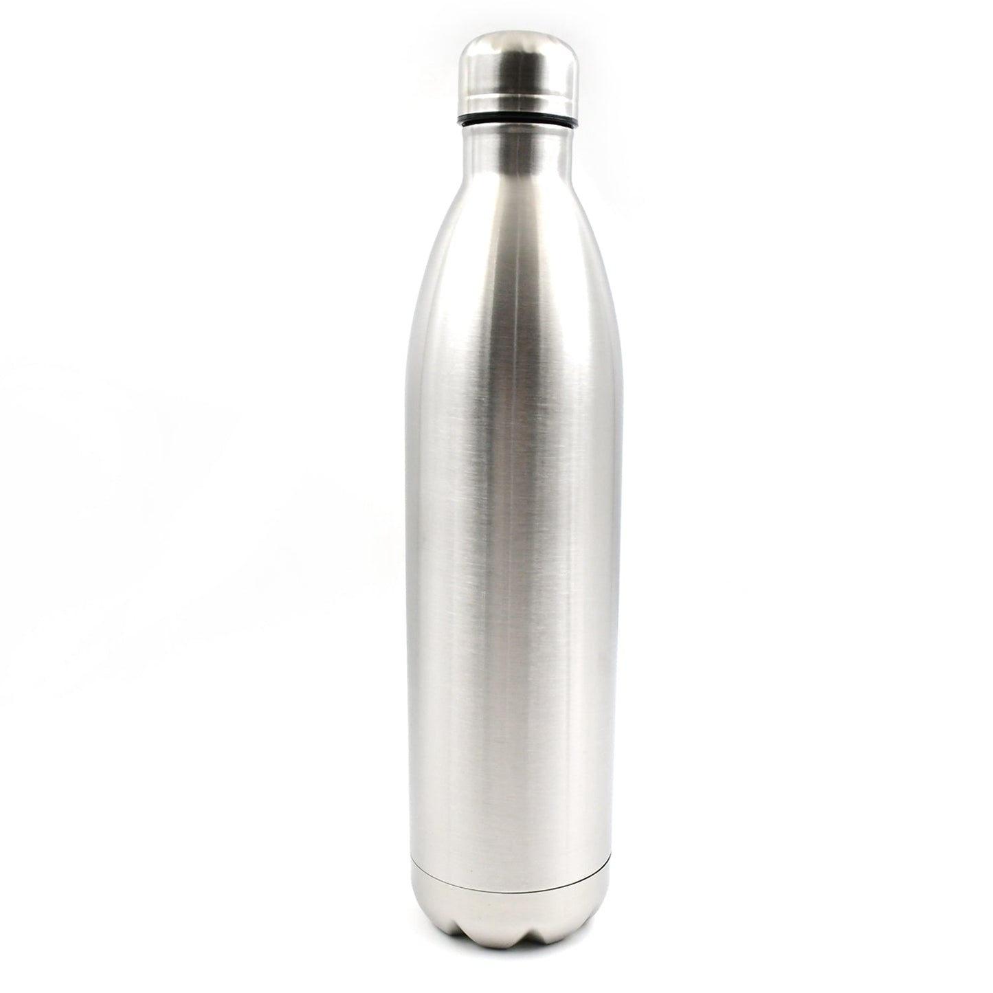 DeoDap double wall thermos bottle for travel in stainless steel with sleek design