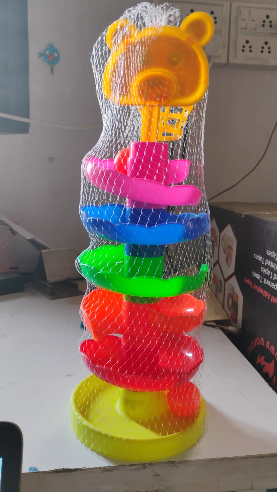 5 Layer Ball Drop and Roll Swirling Tower Educational Toy (1 Pc) Your Brand