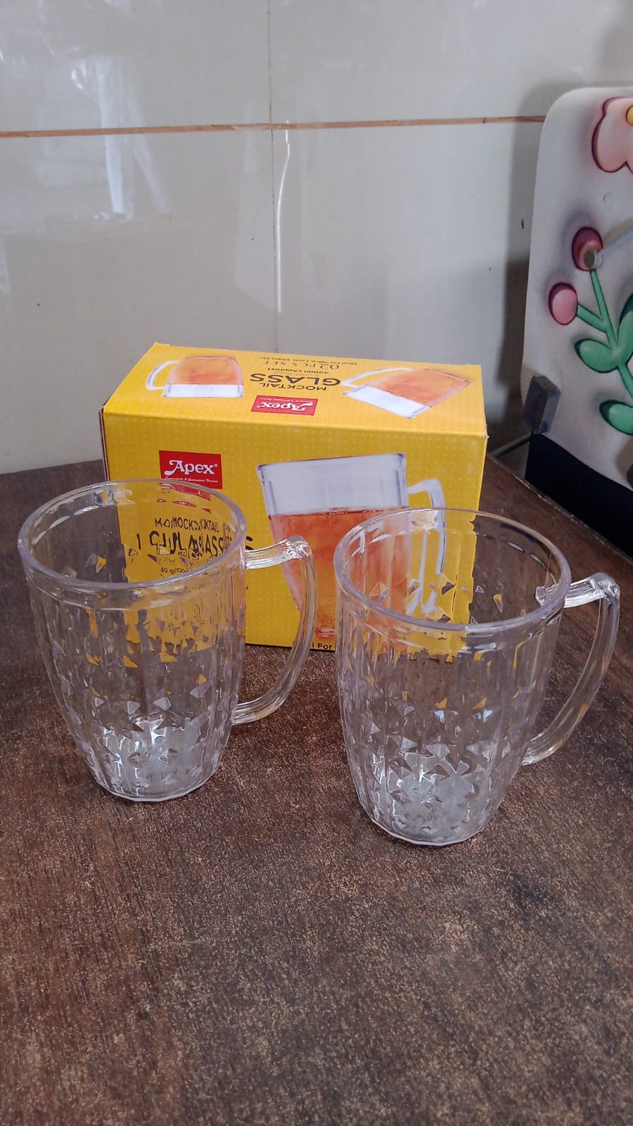 Apex Mocktail Mug Glass (2 Pc Set / 400 ML) Your Brand