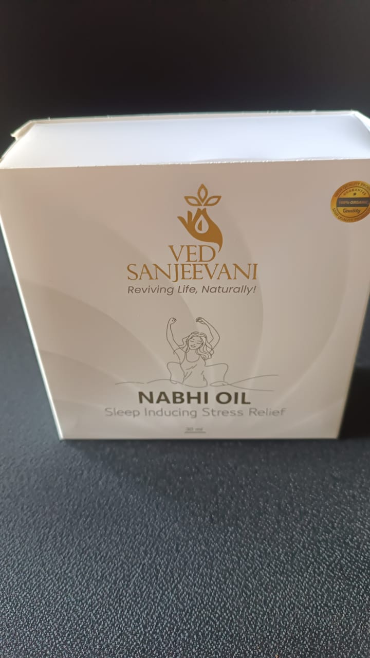 Ved Sanjeevani Nabhi Oil Sleep Inducing Stress Relief (30ML / 1 Pc) Your Brand