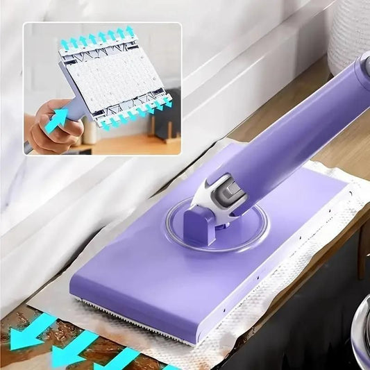 Easy clean mini mop with detachable head for efficient cleaning on various surfaces